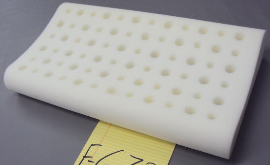 Contour Shaped Orthopedic Pillow with Holes- No cover 