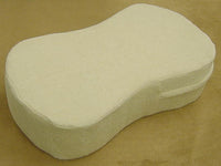 Body Foam Pillow Support A with White Terry Cloth Cover