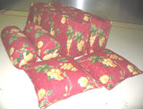 Daybed Bolster With Pillows- Custom Fabricated Covers