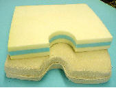 Custom Combination Foam Orthopedic Cushion 