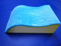 Orthopedic Foam Leg Wedge with Memory Foam Topper