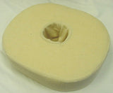 Oval Donut Seat Cushion with Beige Terry Cover
