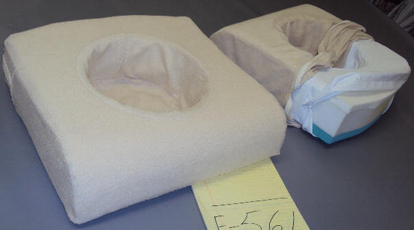 Custom Foam Donut Cushion with Baby Vinyl Protective Cover and Terry Cover