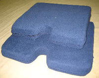 Custom Foam Orthopedic Cushion with Custom Terry Cloth Cover