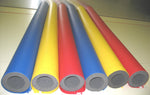 Round Charcoal Firm Foam Pole Bumpers with Vinyl Cover 