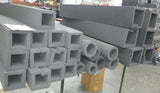 Square, Round, and Rectangular Charcoal Firm Pole Bumpers 