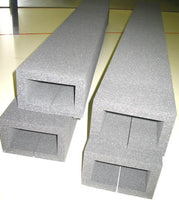 Square Charcoal Firm Pole Bumper Without Cover